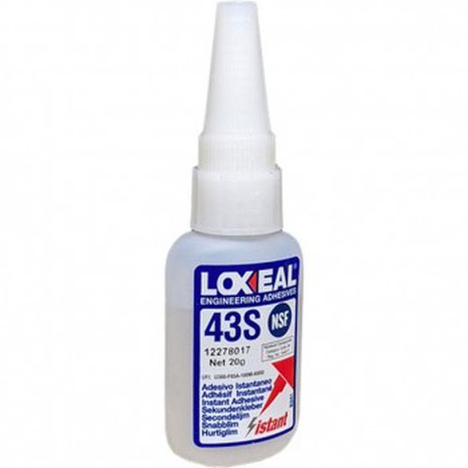 Adesivo instantâneo de cianoacrilato (nsf) ref. 43s