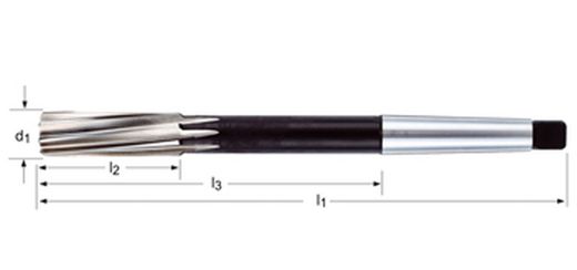 B161 – Dormer HSS-E Maschinenreibahle mit blankem Kegelschaft B DIN 208