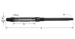 B334 - Alésoir carré Dormer Bright HSS Alésoir manuel extensible Dormer