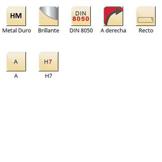 B441 - Alésoir droit machine en carbure brillant Dormer, jeu inégal selon DIN 8050