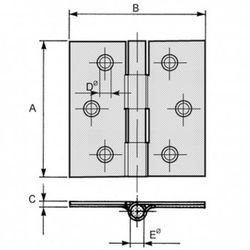 Charnière 553 artificielle