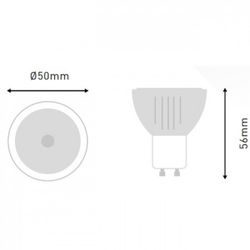 Bombilla led gu10 7w 600-690lm mod. Luna