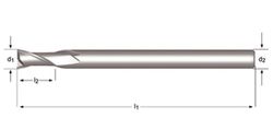 C167 - dormer hss-e brillante din 1835 a shank fresas de acabado n dormer dormer