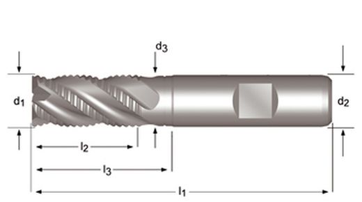 C407 - dormer hss-e-pm brillante din 1835 b shank fresas desbaste nra din 844 k din 844 k