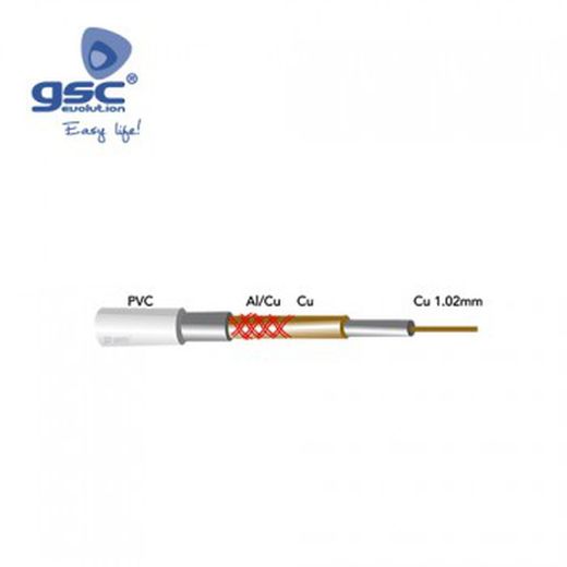 Cabo coaxial de cobre (rolo de 100m) ref. 2600942