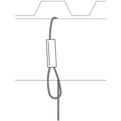 Câble de suspension avec embout type "boucle"
