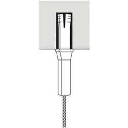 Câble de suspension avec borne de type "vis"