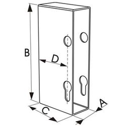 Coffre à serrure coulissant