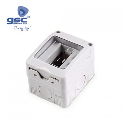 Boîtier de surface 1 module + couvercle réf. 001203763