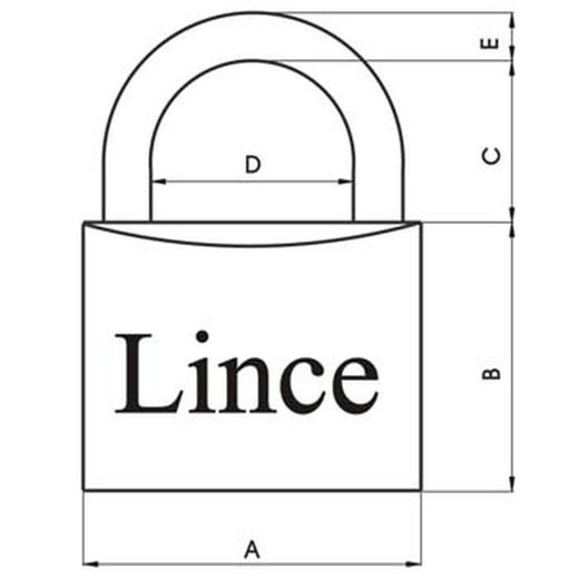 Candado lince 500