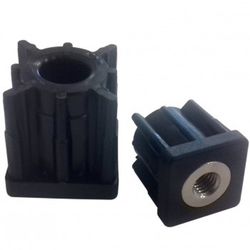 Manchon fileté pour tube carré