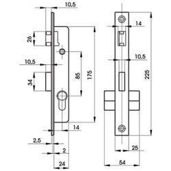 Cerradura lince 5550