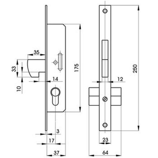 Avec serrure Lynx 5582n Hz