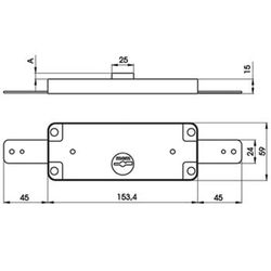 Serrure en saillie mcm 1511b