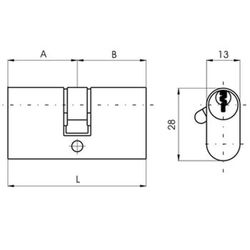 Cylindre Lynx mod. 0500 (10,5 mm)
