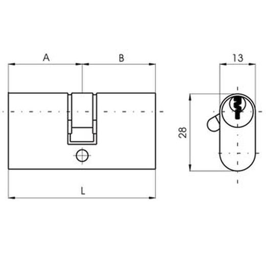 Cylindre Lynx mod. 0500 (10,5 mm)
