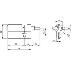 Cylindre MCM mod. 542 (14 mm)