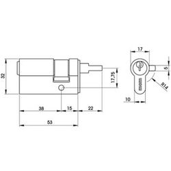Cylindre MCM mod. 6 (14 mm)