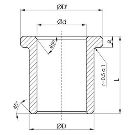 Cojinete de valona autolubricado de bronce sinterizado