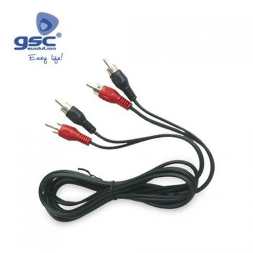 Conexión audio 2 rca ref. 2600934-2600935