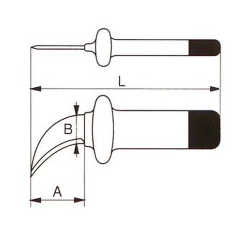 Couteau de sécurité courbé