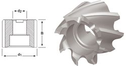 D400 - Fraises Dormer HSS-E brillantes avec trou N DIN 1880 DIN 1880