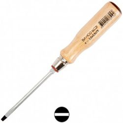 Tournevis à tête plate avec manche en bois réf. 9710