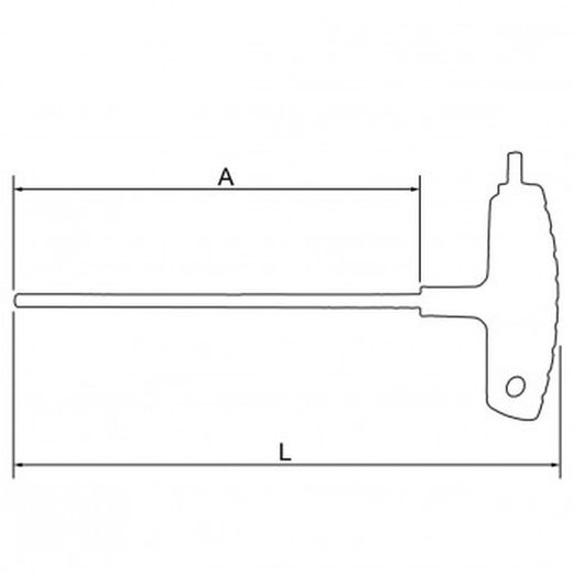 Tournevis hexagonal avec manche en T réf. 900t