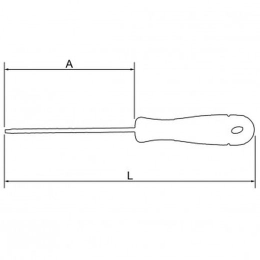 Destornillador torx® bahcofit con mango de goma ref. B194