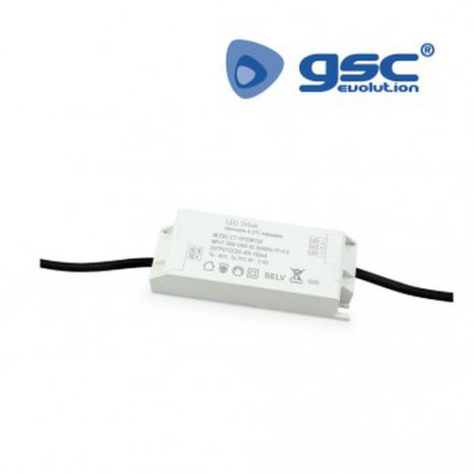 Driver de substituição de 24 W (para luminária de teto LED regulável ref. 203605007) ref. 203605008