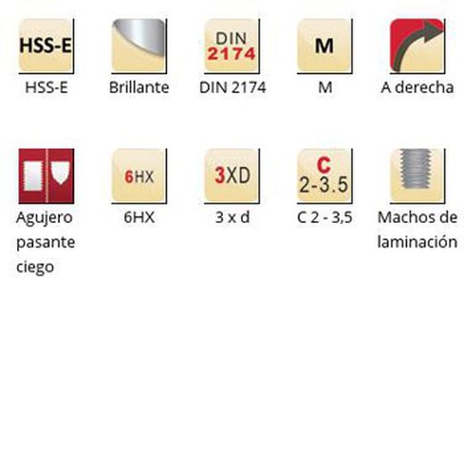E291 - dormer hss-e brillante m  m machos de laminación machos de laminación din 2174