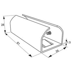 Empalme perfil k.40-k.75