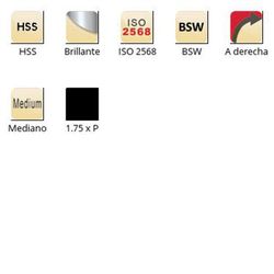 F140 - dormer hss brillante bsw bsw terrajas de roscar iso 2568