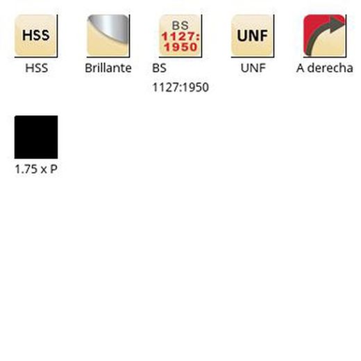 F330 - Filière réglable Dormer HSS brillant UNF type BS 1127:1950