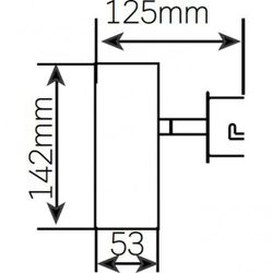 Foco techo doble lineal ref. 000705201