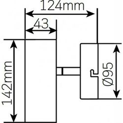 Foco techo simple ref. 000705200