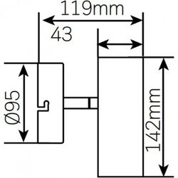 Foco techo simple ref. 000705203