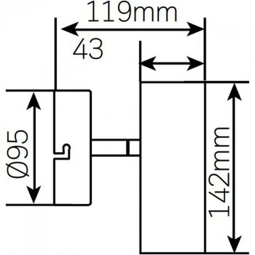 Foco techo simple ref. 000705203