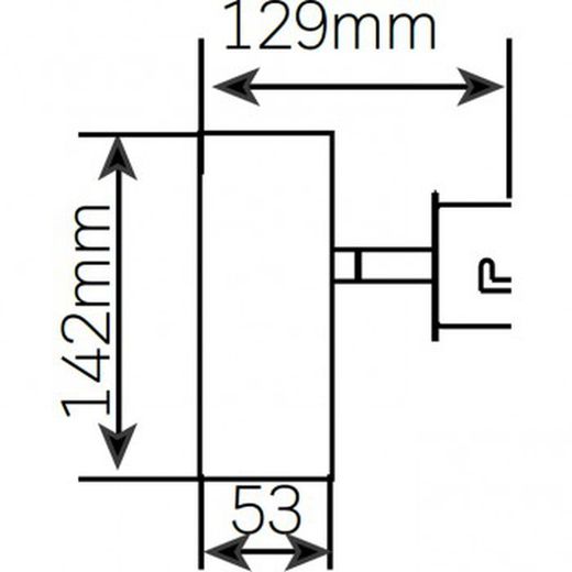 Foco techo triple circular ref. 000705202