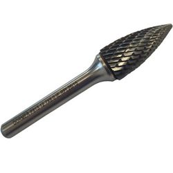 Fraise en métal dur en forme d'arbre avec pointe réf. P813