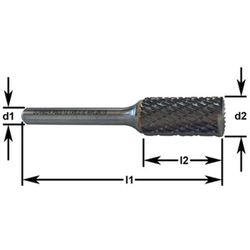 Fresa forma cilíndrica de metal duro con corte frontal ref. P803