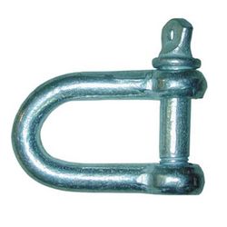 Manille droite galvanisée