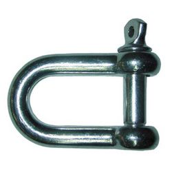 Manille droite en acier inoxydable