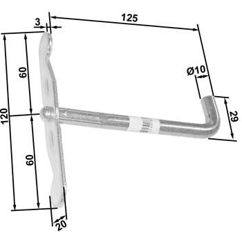 Hélice galvanisée pour stores
