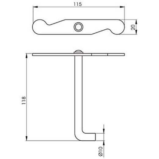 Hélice noire pour stores
