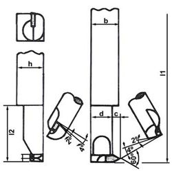 Outil de filetage intérieur ISO 353