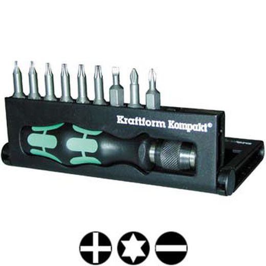 Bit-Set mit Zubehör (10-teilig) Ref. Kompakt 11