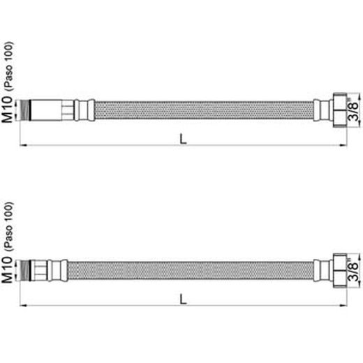 Jeux de raccords pour mitigeurs monocommande