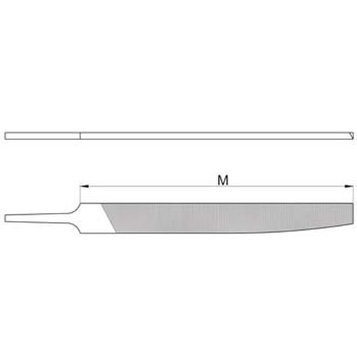 Lima cuchillo para mecánico