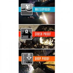 Lampe de poche rechargeable de 710 lumens mod. Acier polystyrène 600r